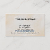 Filmen Zakelijke Film Director Visitekaartje (Achterkant)