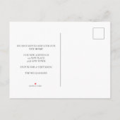 Filmfamilie van whimsical Script Photo New Address Aankondigingskaart (Achterkant)