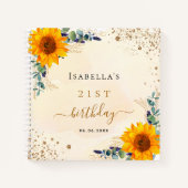 Filmfebloem Eucalyptus golden Notitieboek (Voorkant)