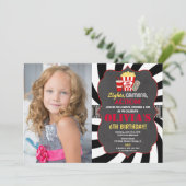 Filmfeest film avond verjaardagsfoto kaart (Staand voorkant)