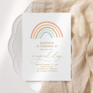 Filmfeest in roze regenboogmeisjes kaart