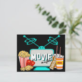 Filmfeest op zaterdag kaart (Staand voorkant)