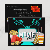 Filmfeest op zaterdag kaart (Voorkant / Achterkant)