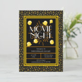 Filmfeest ter gelegenheid van de avond - Fireworks Kaart (Staand voorkant)