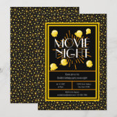 Filmfeest ter gelegenheid van de avond - Fireworks Kaart (Voorkant / Achterkant)
