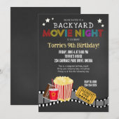 Filmfeest ter hoogte van nacht kaart (Voorkant / Achterkant)