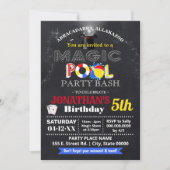 Filmfeest voor show en zwembad kaart (Voorkant)