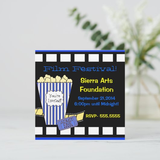 Filmfestival Kaart (Staand voorkant)