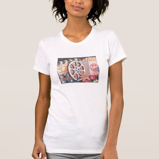 Filmfestival Popcorn T-Shirt (Voorkant)