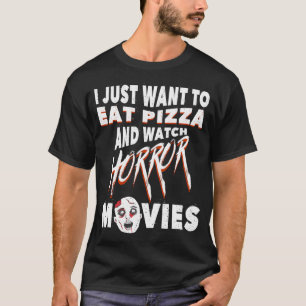 Filmfilm liefhebber pizza fan t-shirt