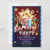 Filmfilm over bioscoopbezoekers kaart (Voorkant)