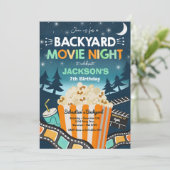 Filmfilm 's nachts onder de ster kaart (Staand voorkant)