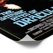 Filmfilm "The Satanic Rites of Dracula" (1973) Pos Poster (Hoek)