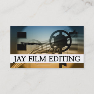 Filmfilmbewerker Editor Maker Director Visitekaartje