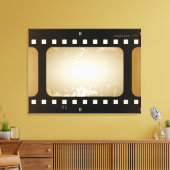  filmfilmfilmstrips canvas afdruk (Insitu (Woonkamer))
