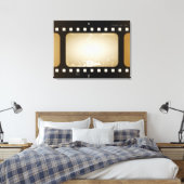  filmfilmfilmstrips canvas afdruk (Insitu (Slaapkamer))