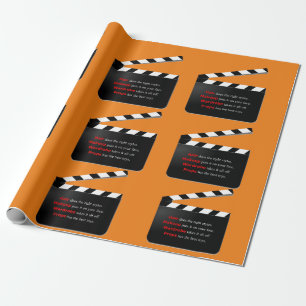 Filmfilmkreeften wikkelen de Haar en Makeup in elk Cadeaupapier