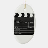 filmfilmmakers Clapper board-ontwerp Keramisch Ornament (Rechts)