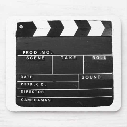 filmfilmmakers Clapper board-ontwerp Muismat (Voorkant)