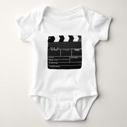 filmfilmmakers Clapper board-ontwerp Romper (Voorkant)
