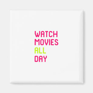 Filmfilmprijsopgave van de hele dag bekijken magneet