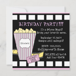 Filmfilmregisseur filmregisseur in roze kaart