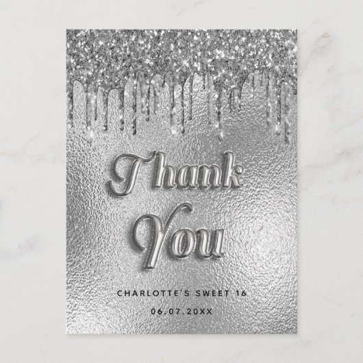 Filmfluitje van de aarde modern bedankt briefkaart (Voorkant)