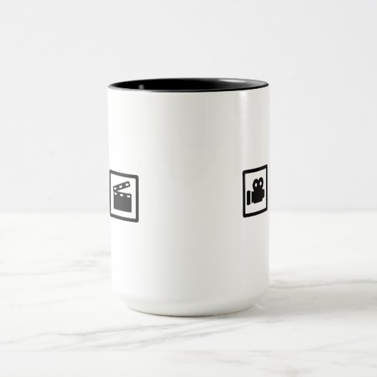 Filmfolie, camera met klapper mok (Midden)