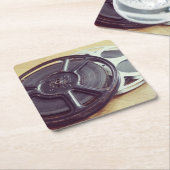  filmfolie kartonnen onderzetters (Schuin)