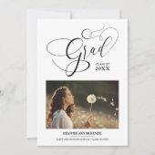 Filmfoto van Chic Black Modern van whimsical Afstu Kaart (Voorkant)