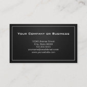 Filmfotograaf Cinematograaf Visitekaartje (Achterkant)