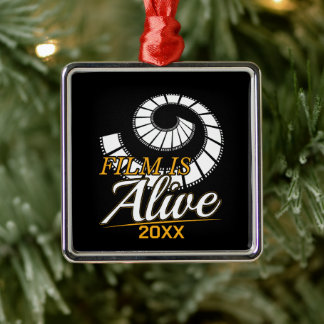 Filmfotografie - Film is live fotograaf Metalen Ornament