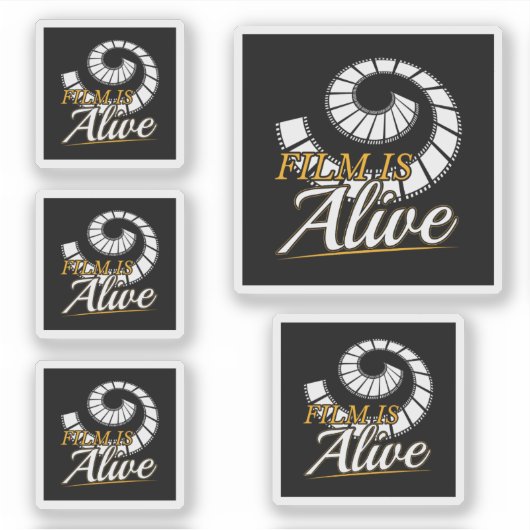 Filmfotografie - Film is live fotograaf Sticker (Voorkant)