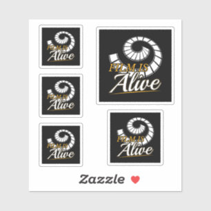 Filmfotografie - Film is live fotograaf Sticker