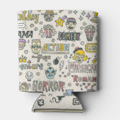 Filmgenres: TV-Shows Doodle Set Blikjeskoeler (Achterkant)