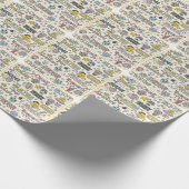 Filmgenres: TV-Shows Doodle Set Cadeaupapier (Hoek)