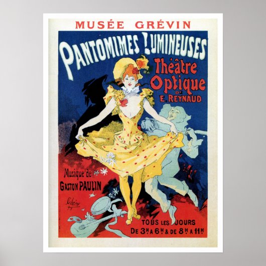  filmgeschiedenis art nouveau poster (Voorkant)