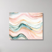 Filmige Pastel Agate Canvas Afdruk (Voorkant)