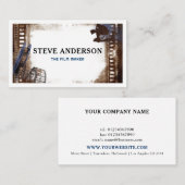 Filming Business Movie Director Fotograaf Visitekaartje (Voorkant / Achterkant)