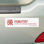 Filmjitsu Bumpersticker (Op auto)