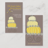 Filmkaart voor cake (cake) visitekaartje (Voorkant / Achterkant)