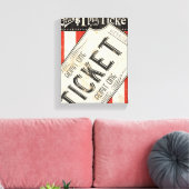 filmkaartje canvas afdruk (Insitu (Woonkamer))