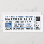  filmkaartje Verjaardag Aangepaste kleuren in vitr Kaart (Voorkant)