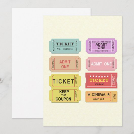 Filmkaartjes (Voorkant / Achterkant)