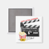 Filmklapbord van de 6de Grade Magneet (Voorkant / Achterkant)