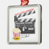 Filmklapbord van de 6de Grade Metalen Ornament (Links)