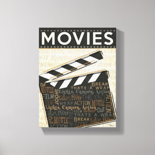  filmklapper canvas afdruk (Voorkant)