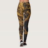 Filmkorrel: Abstracte Bokeh Trail Leggings (Achterkant)
