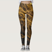 Filmkorrel: Abstracte Bokeh Trail Leggings (Voorkant)