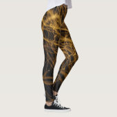 Filmkorrel: Abstracte Bokeh Trail Leggings (Rechts)